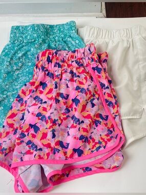 Zelos Old Navy Lot Womens Athletic Shorts Liner Pocket Back XL Pink Multicolored